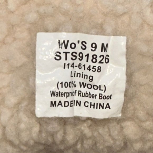 WOMEN'S SPERRY FOR J.CREW SHEARWATER BUCKLE BOOTS IN BLACK Sz 9M - Picture 11 of 11